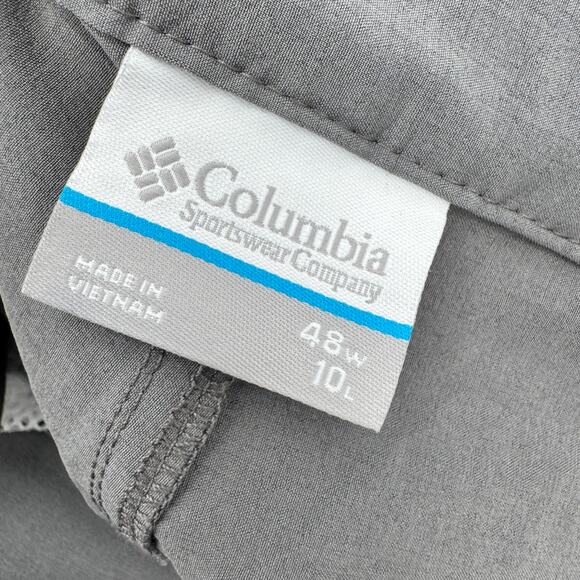 Columbia PFG Shorts Mens 48 (49x10 ACTUAL) UPF 50+ Grander Marlin II Gray NEW - Picture 7 of 10